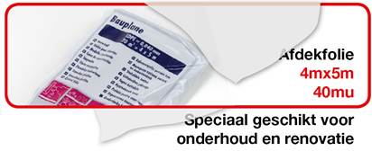 Afdekfolie-4x5m