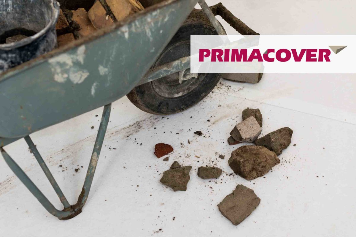 PrimaCover Standard - universeel zelfklevend afdekvlies - puin