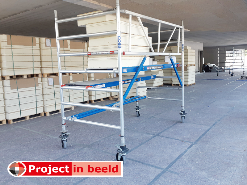 PrimaCover Defend ultrastevige viltplaten 80x120cm zichtbeton vloer afbouwfase isolatie montage plafond steiger materieel bouwmaterialen