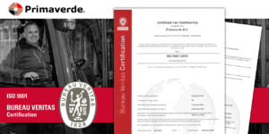 Primaverde ISO 9001 kwaliteitsnorm certificaat Veritas