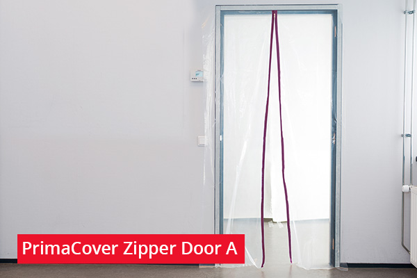 PrimaCover Zipper Door A stofdeur stof fijnstof rits