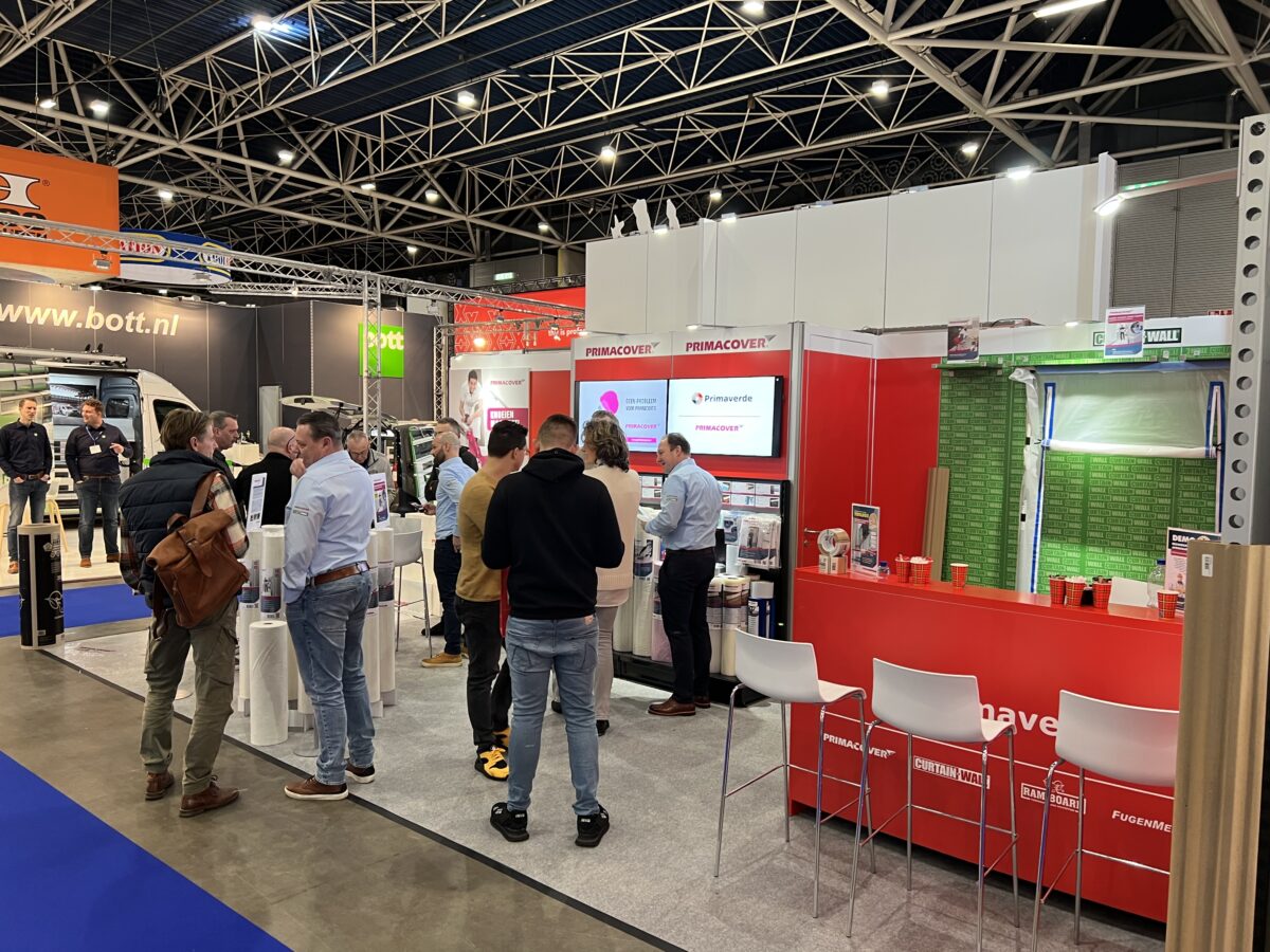 BouwBeurs 2025 veel bezoekers stand